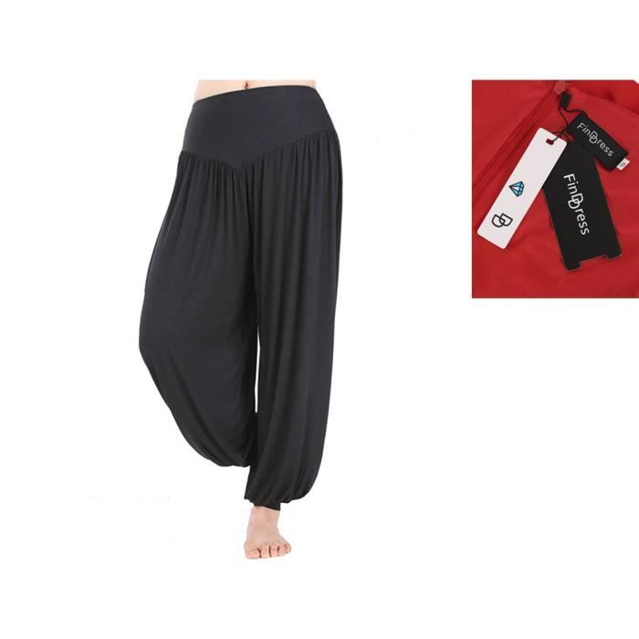 pantalon large sport femme