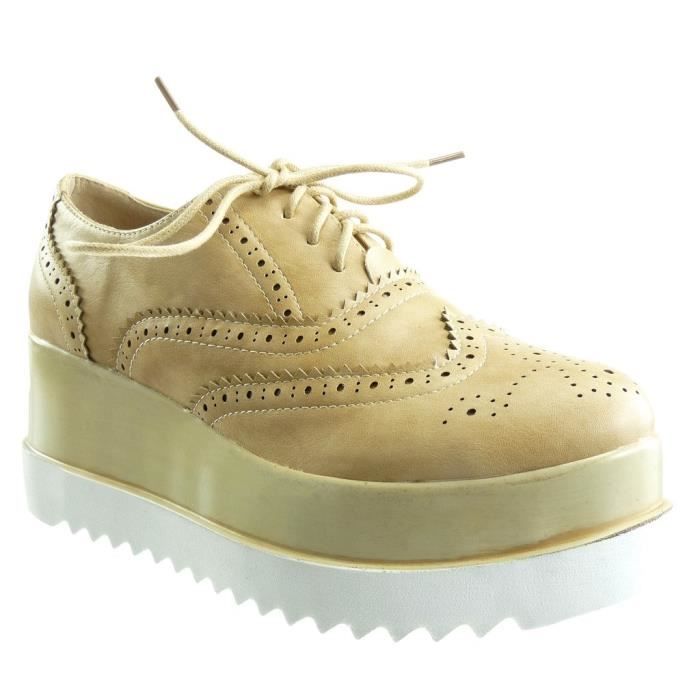 chaussures richelieu plateforme