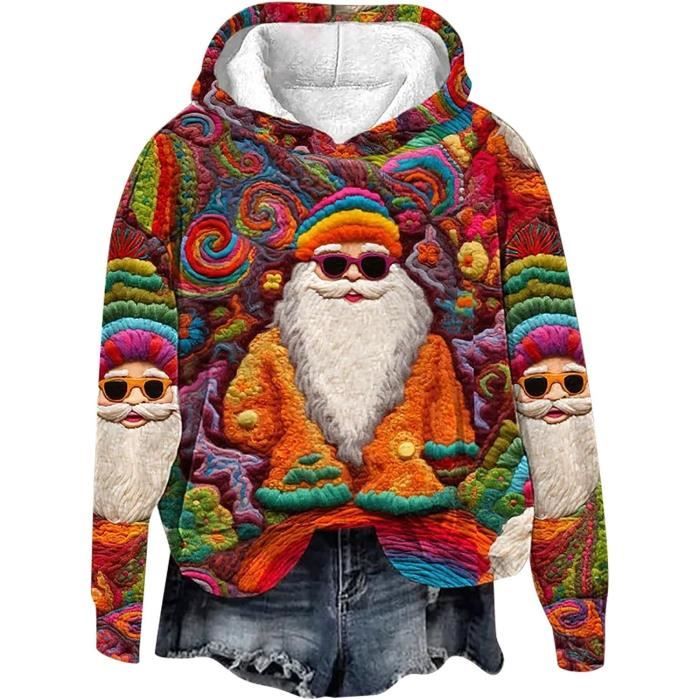 SWEATSHIRT Noel Rigolo Femme Hiver Sweatshirts Pull No l Femme