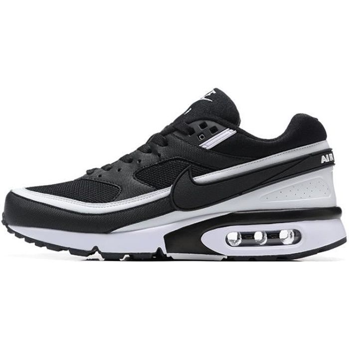 Nike Air Max BW Baskets Homme Et Femme Noir blanc - Cdiscount Chaussures