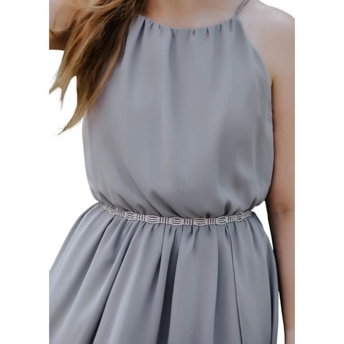 Femmes En Cristal Perle De Mariage Ceinture De Mariée Sash Ceinture Pour Applique Prom Party Robes De Soirée Dxc9r Taille M