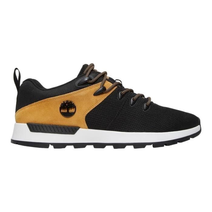 Timberland Baskets Homme TIMBERLAND - SPRINT TREKKER LOW LACE U en Cuir Marron - Lacets - Plat