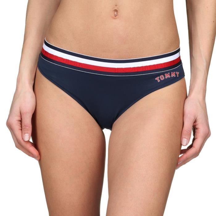 Culotte femme Tommy Hilfiger Uw0uw01067 Bikini Bleu
