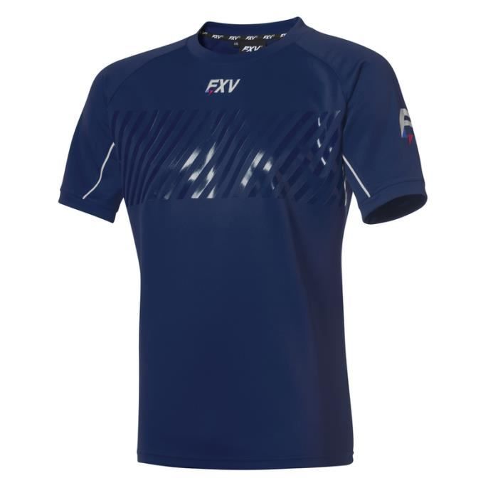 FXV MAILLOT DE RUGBY ENTRAINEMENT ACTION MARINE