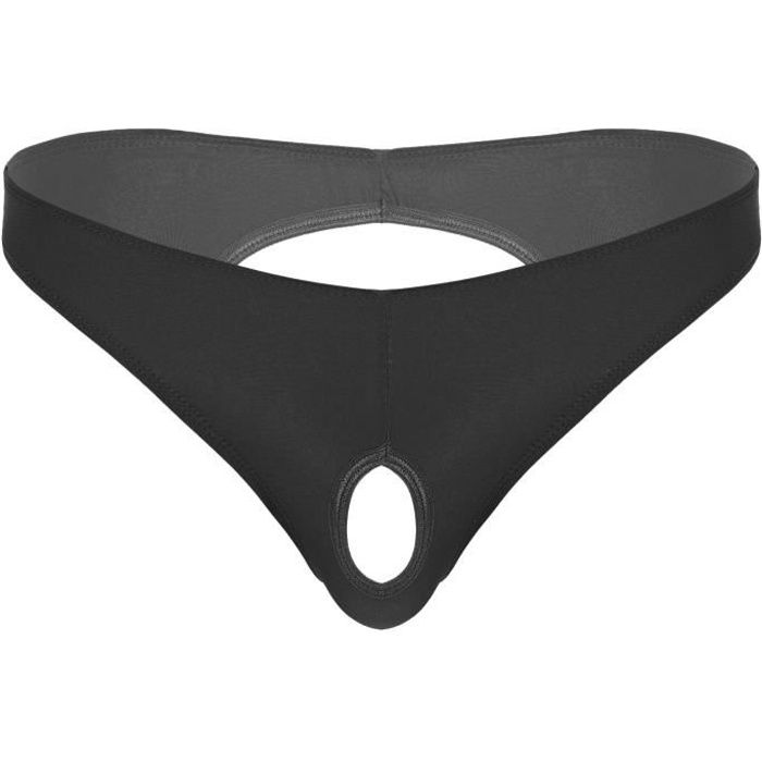 Slip Homme String Avec Ouverture - Nylon - Style Sexy - Sous-vêtements Lingerie
