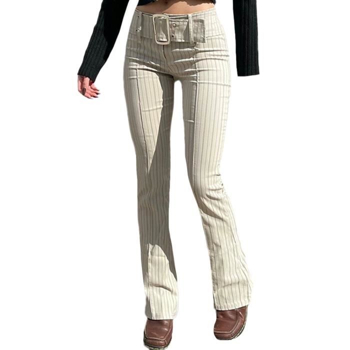 Haut Et Pantalon Blancs Créateur Lauren Vidal - Taille XL - Neuf Sans étiquettes - Viscose/polyester