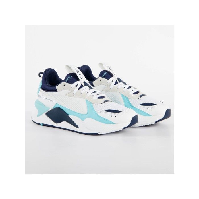 Basket Puma Rs x mix Blanc Femme Blanc Cdiscount Chaussures