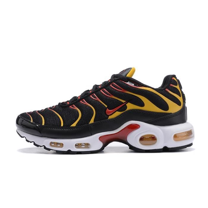Baskets Nike Air Max Plus TN Homme Chaussures Reverse Sunset EntraÃ®nement de Sport Jaune Noir 