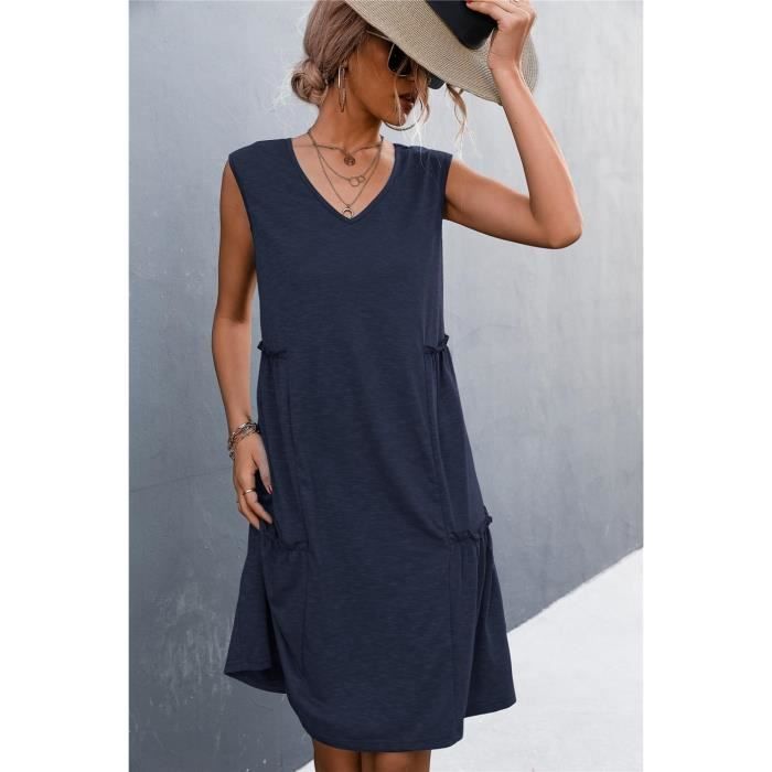 FULIER Gilet Sans Manches U00e0 Col En V Pour Homme - Style Classique - Pour Homme - En Tricot