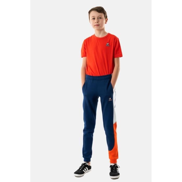 Jogging Le Coq Sportif Saison Pant Slim N 1 Bleu Depths Homme Running Manches Longues Respirant