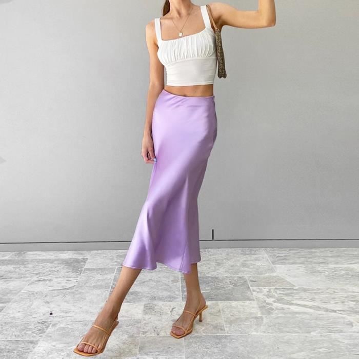 Jupe longue hotsell violette