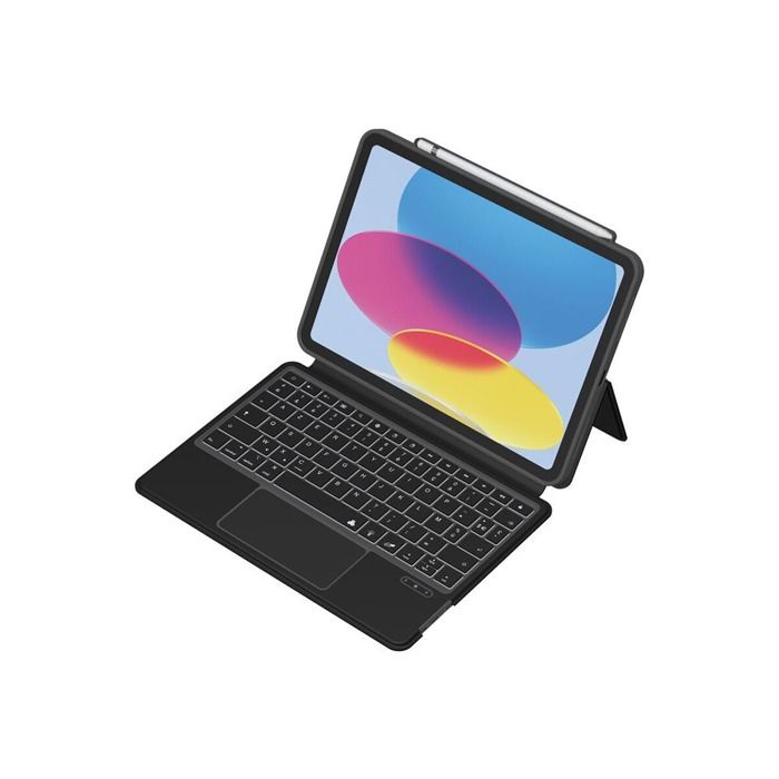Clavier pour tablette Mw ETUI CLAVIER AZERTY QUICK NOTE POUR IPAD 11 A16 / 10TH GENERATION