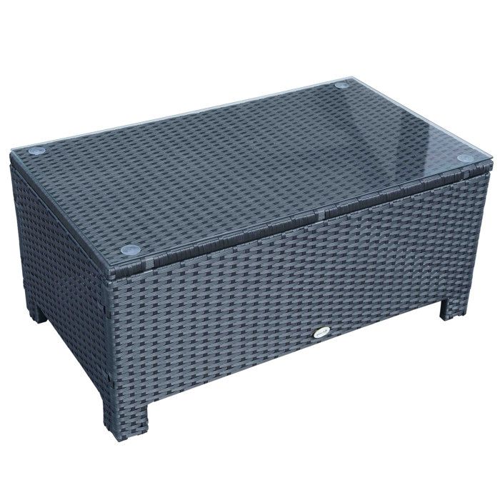 Table Basse En Rotin Tresse Achat Vente Pas Cher