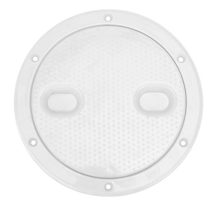 Couvercle De Trappe Ronde 4 Pouces ABS Blanc – Plaque D’Inspection Bateau Anti-UV, Résistante Corrosion & Eau