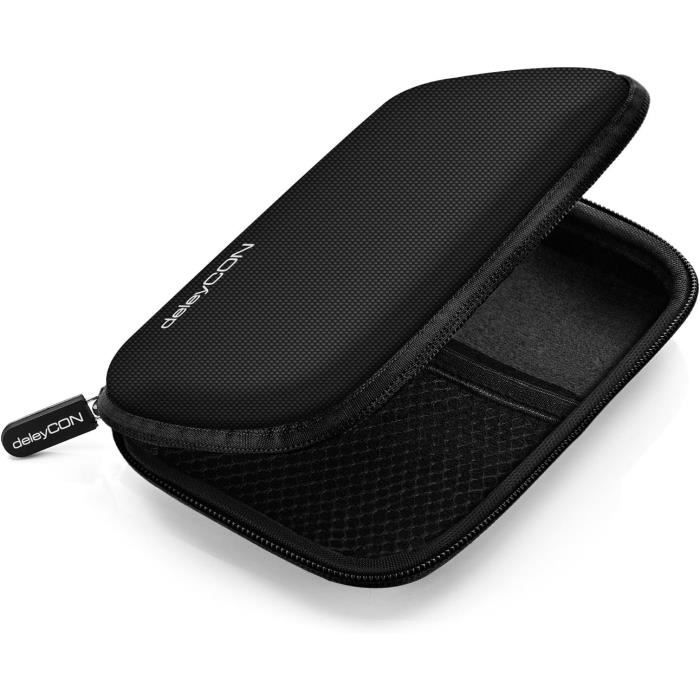Coque Rigide Pour Disque Dur 2.5" - Protection Antichoc, EVA, Filet De Rangement