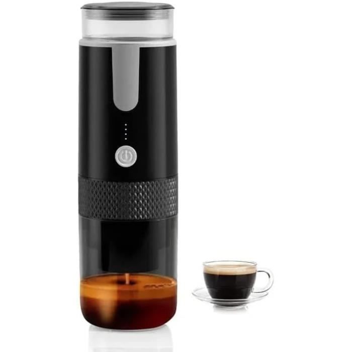 Machine à Café Portable 3 En 1 - Capsules NS/DG Et Café Moulu, écran Numérique, Batterie 7500 MAh, 20 Bars