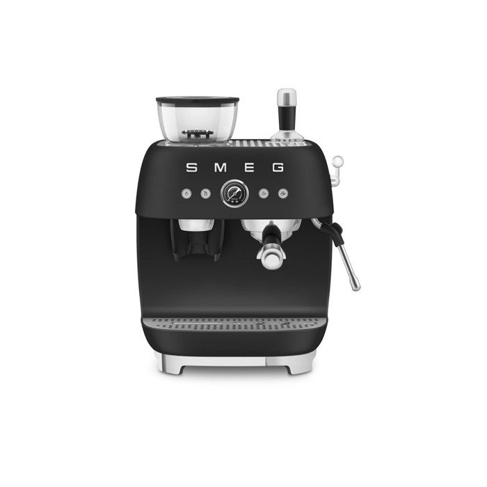 Machine à café combinée Expresso Années 50 noir mat - Smeg