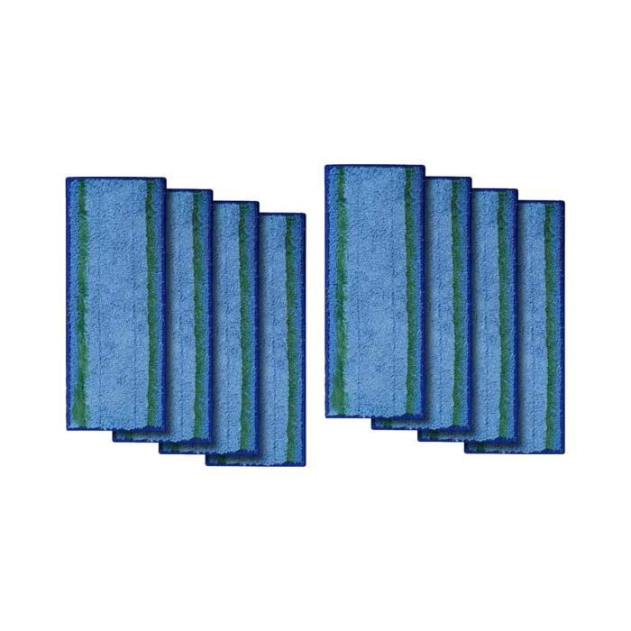 Lot De 6 Chiffons Microfibre Pour Robot Lave-vitres - Compatible LIECTROUX Et YW910 - Gris, Lavables