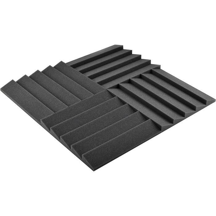 Panneaux Mousse Acoustique Paquet De 24 Panneaux De Mousse Acoustique, Insonorisation, Suppression Panneaux Acoustiques En Mousse