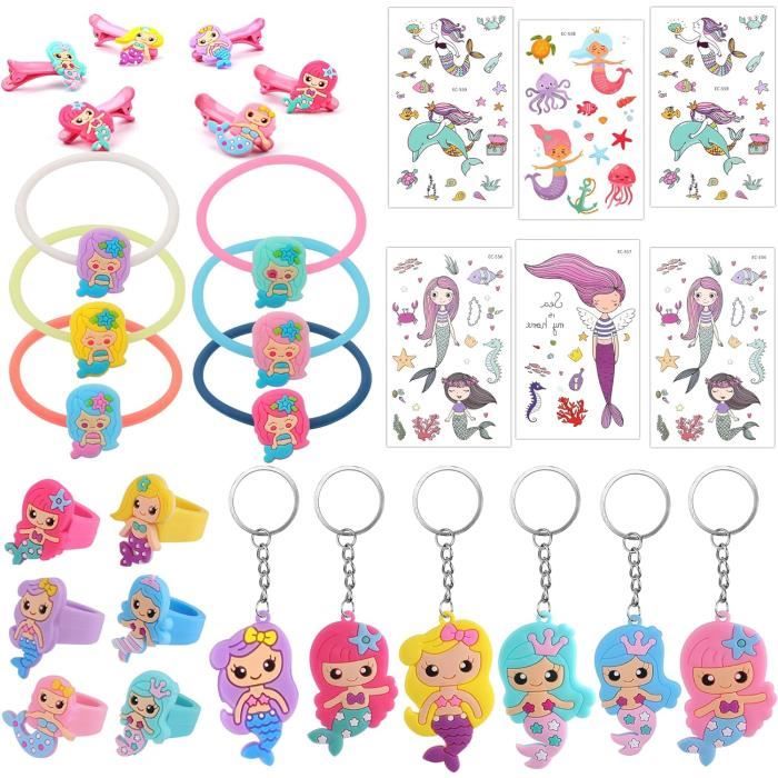 Tacobear 80 Pièces Anniversaire Sirène Cadeau Fille Avec Bracelet