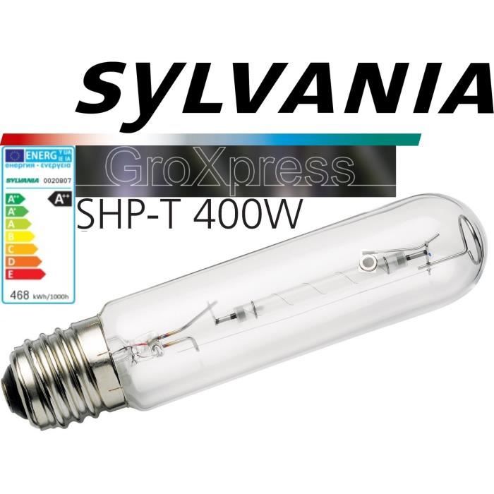 Ampoule sodium 400 w shp-ts groxpress™ sylvania...