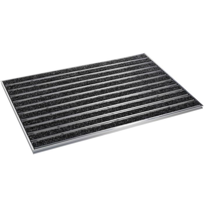 Tectake Paillasson Exterieur Encastrable 60 Cm X 40 Cm X 1 3 Cm