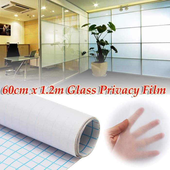 60x120cm Mate Film Autocollant Sticker Adhesif Depoli Anti Vue