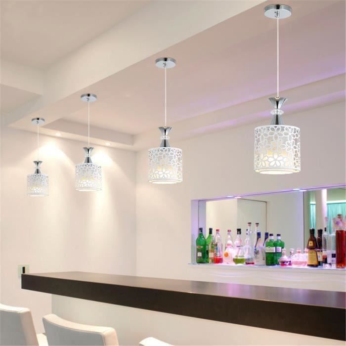 Tempsa E27 Moderne Suspension Cristal Lampe Fleur Plafonnier
