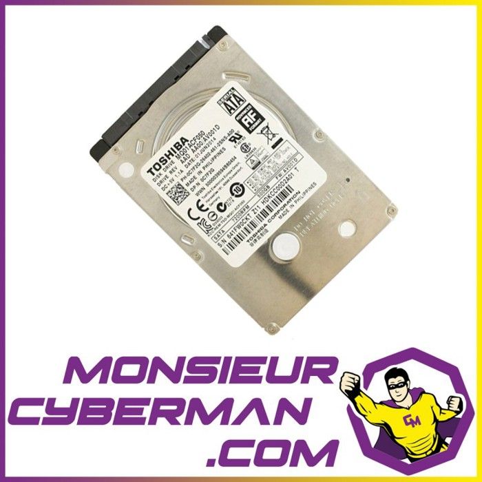 Disque Dur 500Go SATA 2.5 Toshiba MQ01ACF050 0C7F2G Pc Portable 7200RPM 16Mo