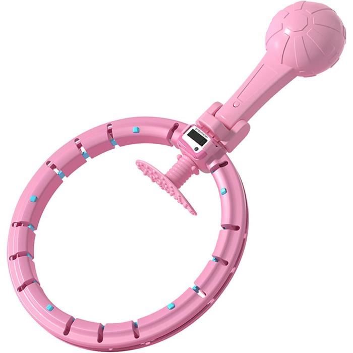 Fitlini Smart Weighted Hula Hoop - Hoop Lesté Pliable Pour Adultes - Fitness à La Maison