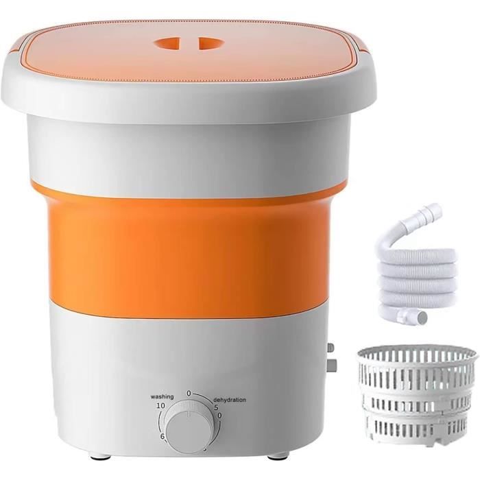 Mini Machine à Laver Pliable | Machine à Laver De Voyage | Mini Lave-linge | Machine à Laver Mobile De Camping | Machine à Laver Pliable Avec Essorage Doux Pour Chaussettes, Vêtements