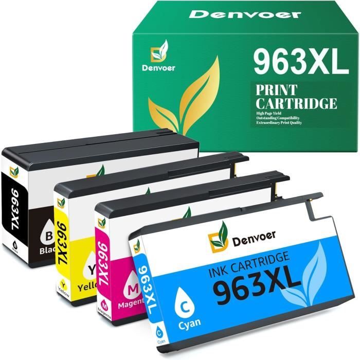 Cartouche D'encre Compatible HP 963/963 XL - Cyan, Jaune, Magenta, Noir - Neuf
