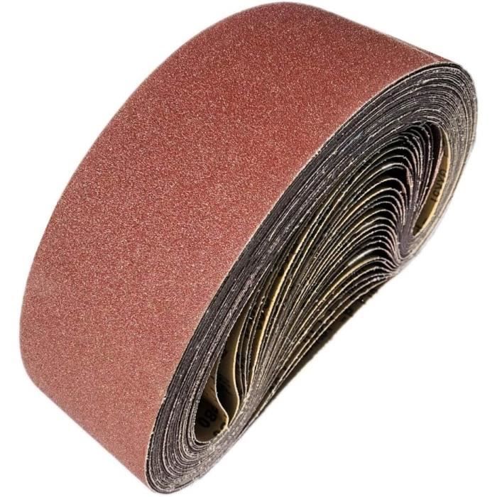 10 Bandes Abrasives 740x40 Mm – Grains 60 à 600, Pour Ponceuse à Bande, Meulage, Polissage Bois/métal - 7