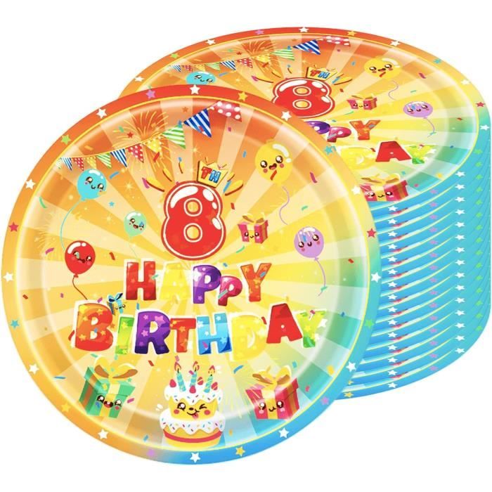 Pack 16 Assiettes Carton Masha Et L'Ours 23 Cm - Pour Fêtes D'enfants, Anniversaire