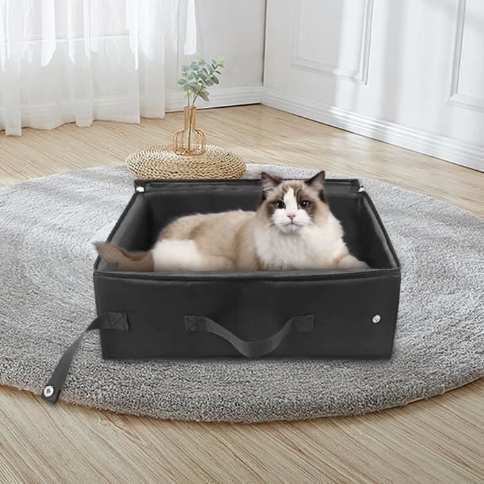 Comparer les prix de VGEBY Bac à litière pliable pour chat Bac à Litière Pliable Toilette pour Animaux de Compagnie Chat en Plein Air 31x40x14cm ABI