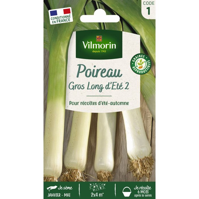 Meilleurs prix pour VILMORIN Poireau gros long d'été 2