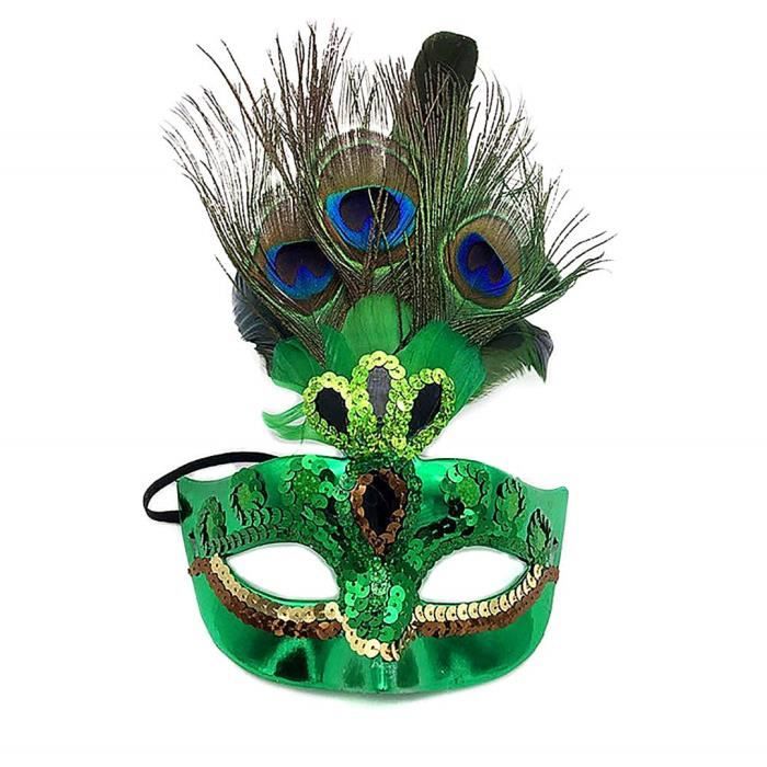 Lot De 2 Masques Vénitiens Noirs Et Dorés - Pour Carnaval, Bal Masqué, Halloween, Cosplay