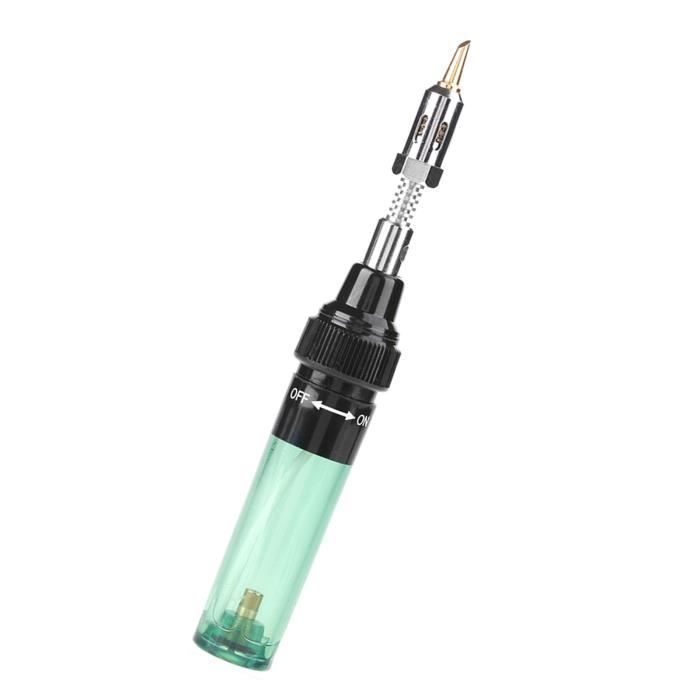 Mini Fer à Souder Au Gaz Butane - Stylo Torche Compact Pour Soudage - Kit Neuf Idéal Bricolage