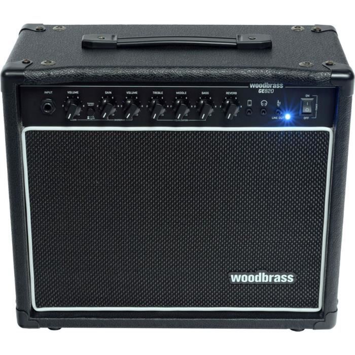 Ampli Combo Woodbrass GE820 : L'outil idéal pour les guitaristes débutants