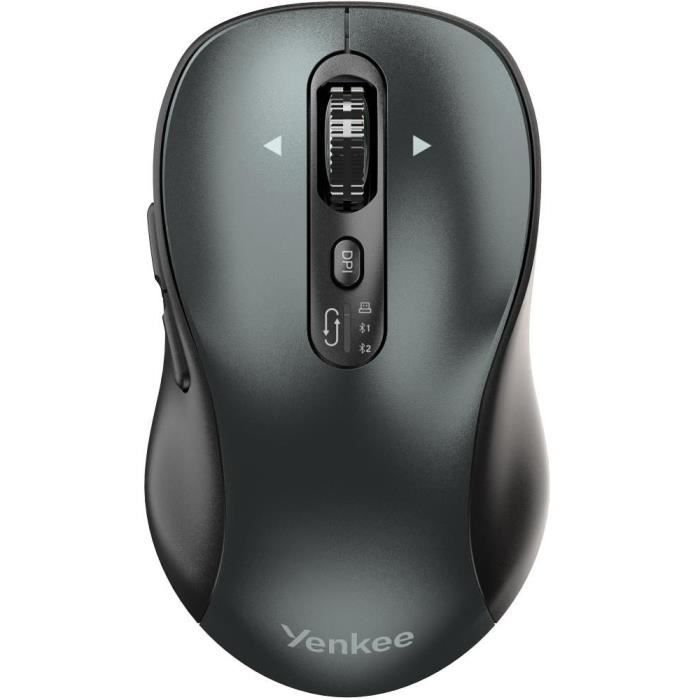 Souris sans fil rechargeable – Gyro – YENKEE – YMS 2010BK