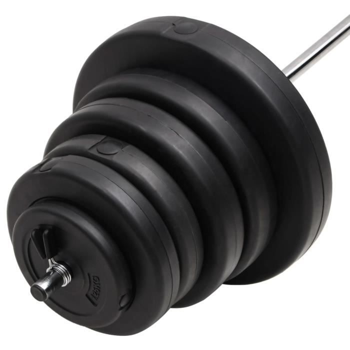 Wuuhoo Barres D’haltères Flex (x2) – 40 Cm, Acier Chromé 30 Mm, Verrous étoile, Charge Max 80 Kg – Fitness Maison