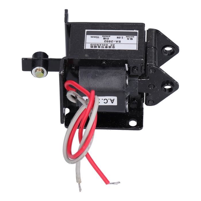 Électro-aimant Solénoïde Push-pull AC 220V - Course 20mm, Force 4N - Étanche, Pour Automatisme Et Commande à Distance