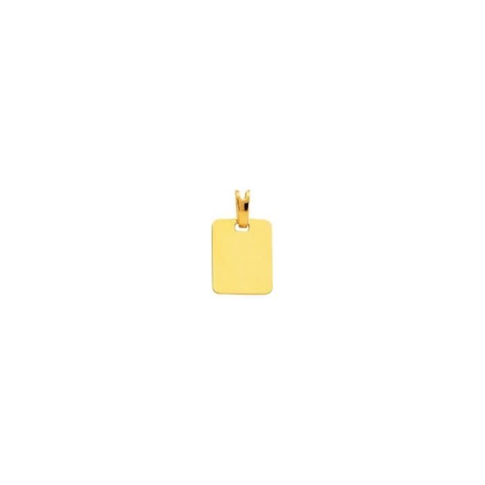 14k solide or jaune diamant Saint Martin de Tours rondes Collier Pendentif