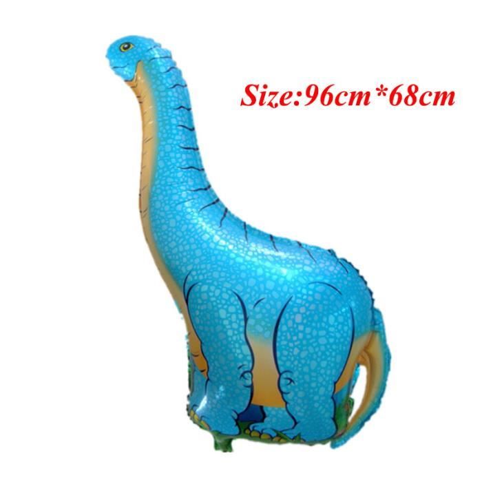Ballon Géant Triceratops Rouge Pour Anniversaire - Décoration De Fête En Aluminium, 90x55cm