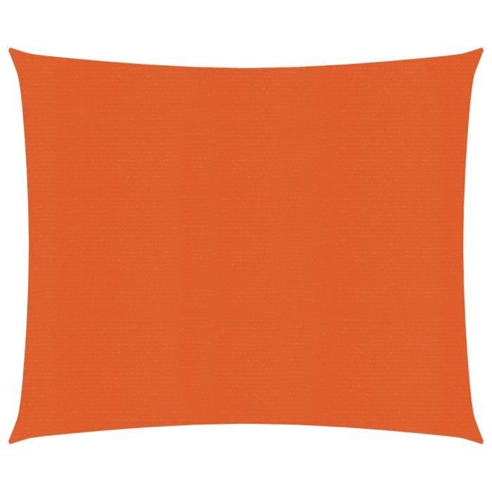ColourTree Voile D'ombrage Rectangulaire Imperméable De 3,6 X 3,9 M, Orange De Taille Personnalisée, Bloque 95 % Des Rayons UV, Pour Jardin, Abri D'auto Extérieur, Terrasse (personnalisable