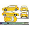 Renault Megane 2 RS F1 TEAM  -  kit complet  - Tuning Sticker Autocollant Graphic Decals-1