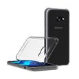 Coque Samsung Galaxy A3 2017 A320 - Silicone Transparent + Verre Trempé Film Protection Ecran [Phonillico®]-1