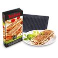 Plaques grill-panini par 2 pour Croque-monsieur Tefal-1