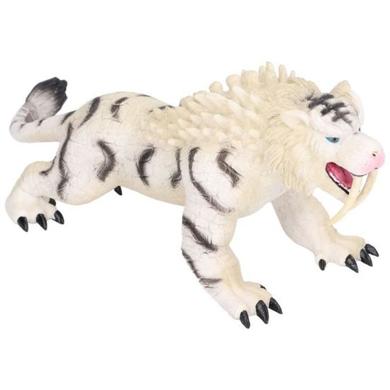 Atyhao Modèle de tigre blanc Tigre blanc Modèle Simulation En Plastique  Animal Figurine Ornement Enfants Jouet Éducatif
