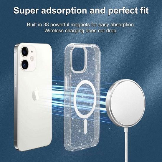 Coque IPhone 12 Pro Max Transparente + 2 Verres Trempés - Silicone TPU Mince - Protection Complète